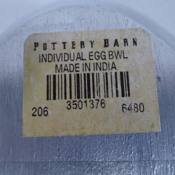 Pottery Barn Metallo Collection Egg Bowl Metal Aluminum Serving Dish - Picture 9 of 10